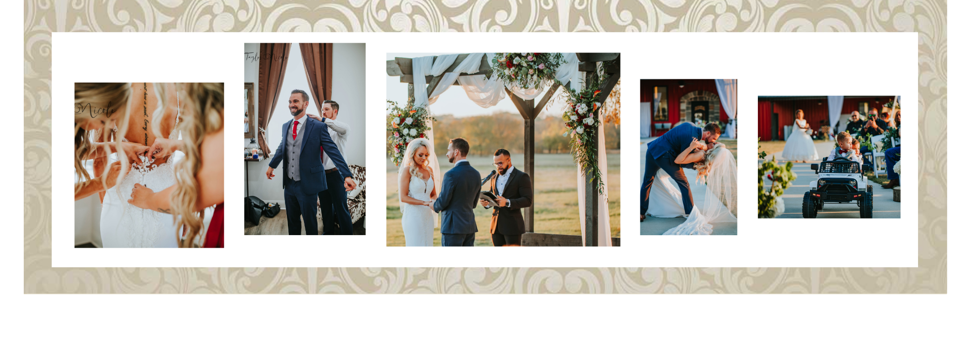 wedding collage 